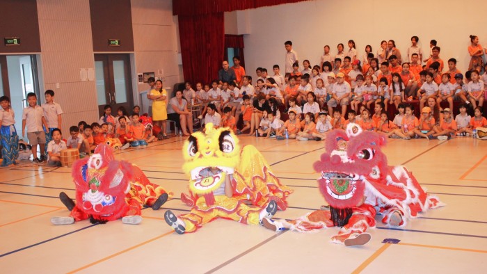 Secondary students had their own Lion Dance competition (1)